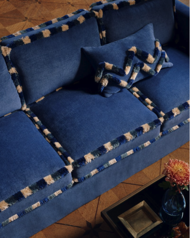 Lisette Ciel/Mer Trimming by Manuel Canovas