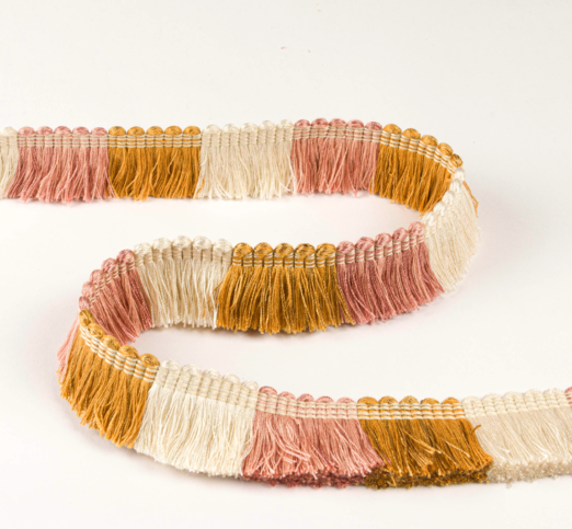 Lisette Rose Ancien/Ocre Trimming by Manuel Canovas
