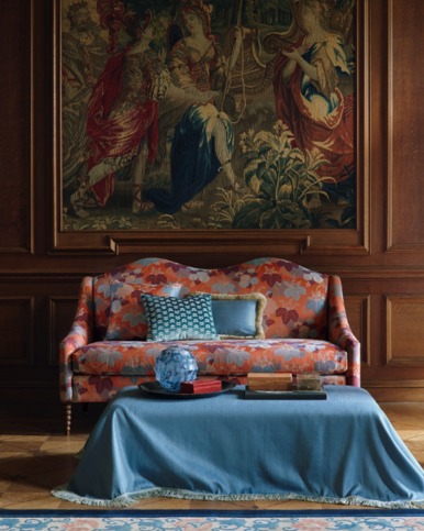 Louison Celadon/Amande Trimming by Manuel Canovas