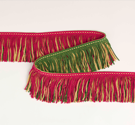 Louison Fuchsia/Pin Trimming by Manuel Canovas