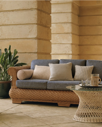 Maia Bordeaux Fabric by Manuel Canovas
