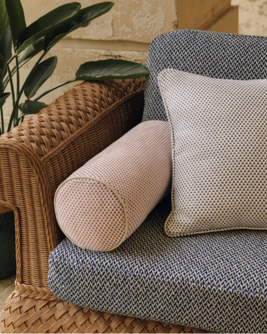 Maia Bordeaux Fabric by Manuel Canovas