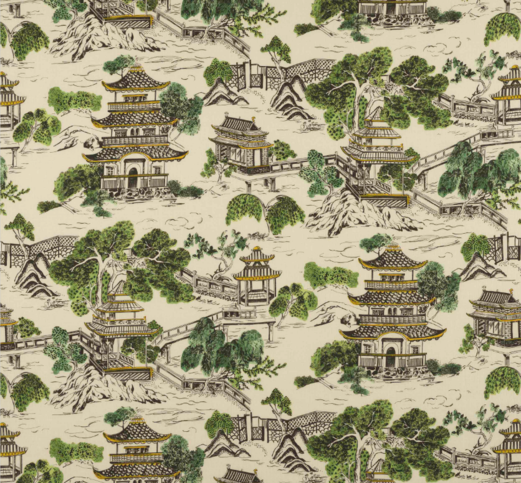 Mandarin Mousse Fabric by Manuel Canovas