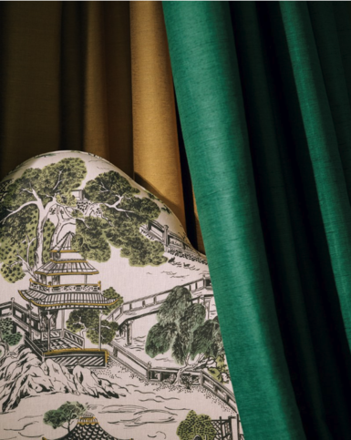 Mandarin Mousse Fabric by Manuel Canovas