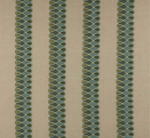Niki Celadon Fabric by Manuel Canovas