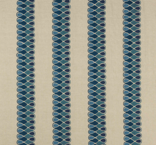 Niki Outremer Fabric by Manuel Canovas