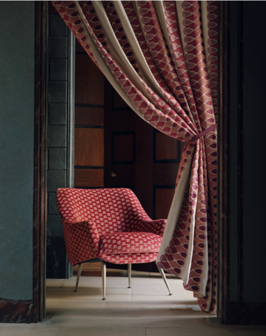 Niki Rose Ancien Fabric by Manuel Canovas