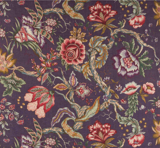 Octavie Figue Fabric by Manuel Canovas