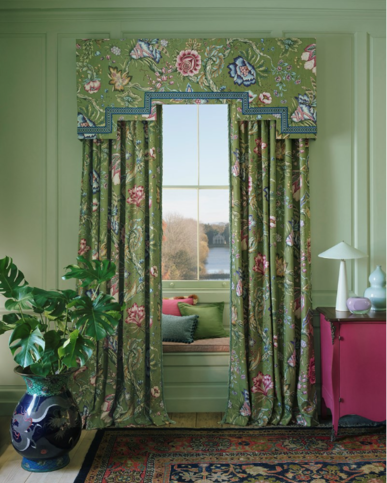 Octavie Prairie Fabric by Manuel Canovas