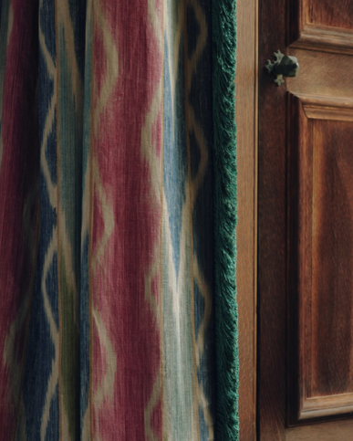 Ondine Azur Fabric by Manuel Canovas
