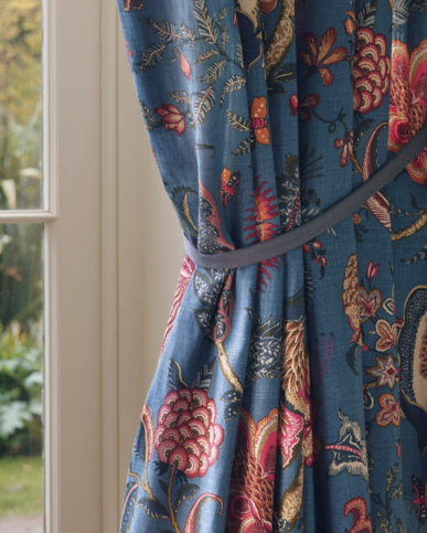 Seraphine Mer Fabric by Manuel Canovas