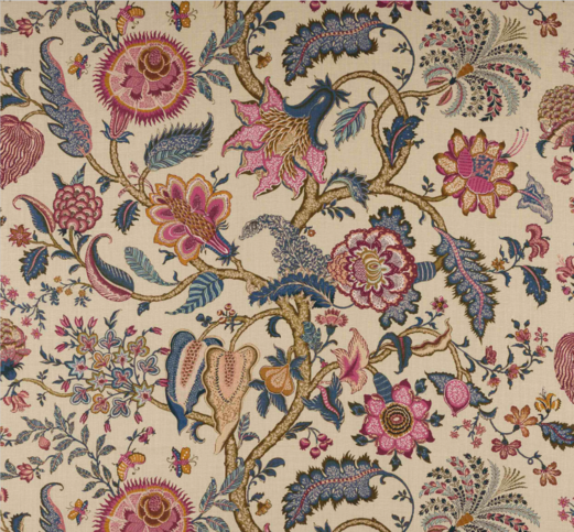 Seraphine Violine Fabric by Manuel Canovas