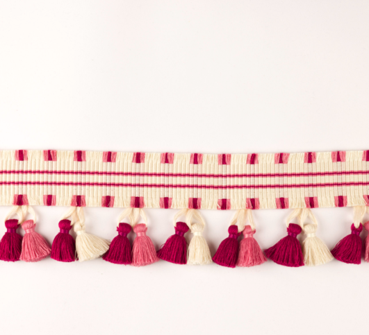 Pia Fuchsia Trimming by Manuel Canovas