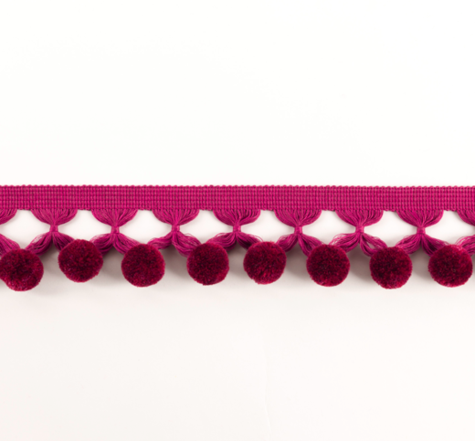 Sonate Fuchsia Trimming by Manuel Canovas