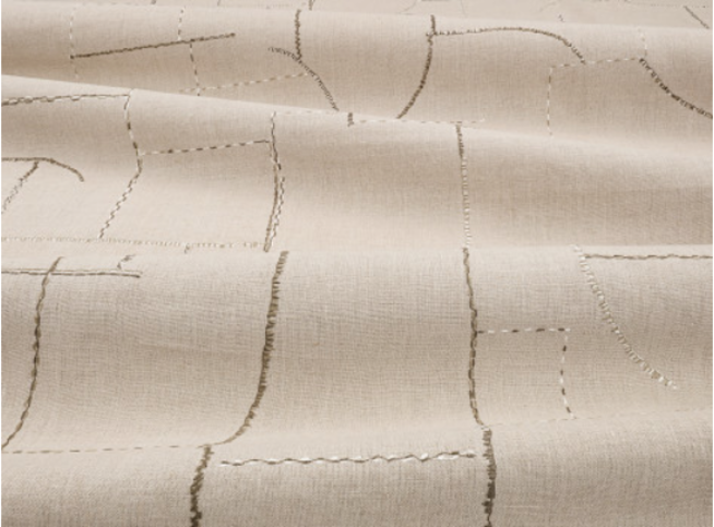 Atlas Flax Fabric by Mark Alexander 