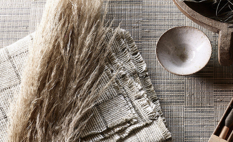 Basketweave Stoneware Wallcovering by Mark Alexander