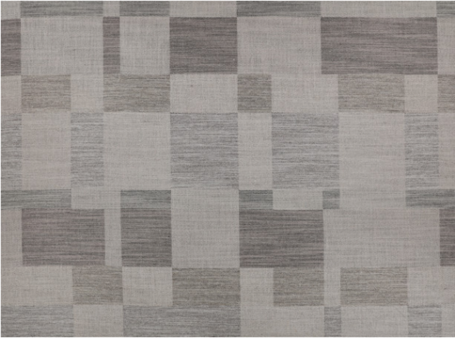 Blocks Gunmetal Fabric by Mark Alexander 