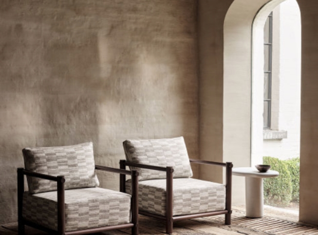 Boardwalk Grey Mist Fabric by Mark Alexander 