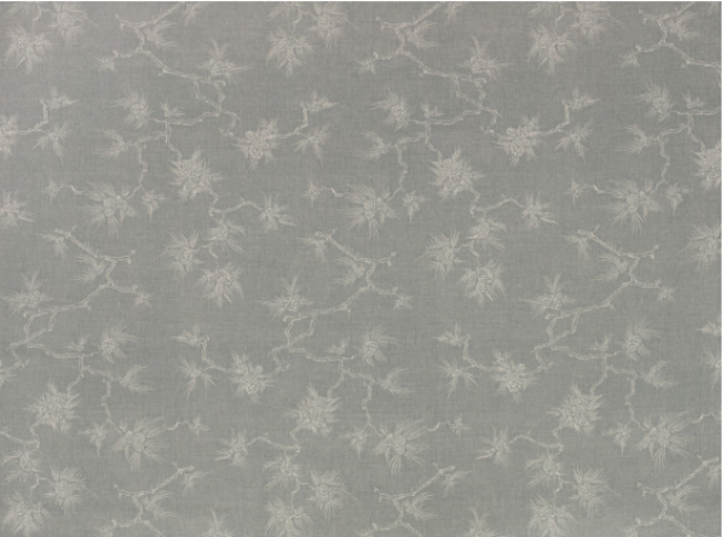 Bonsai Indian Blue Fabric by Mark Alexander 