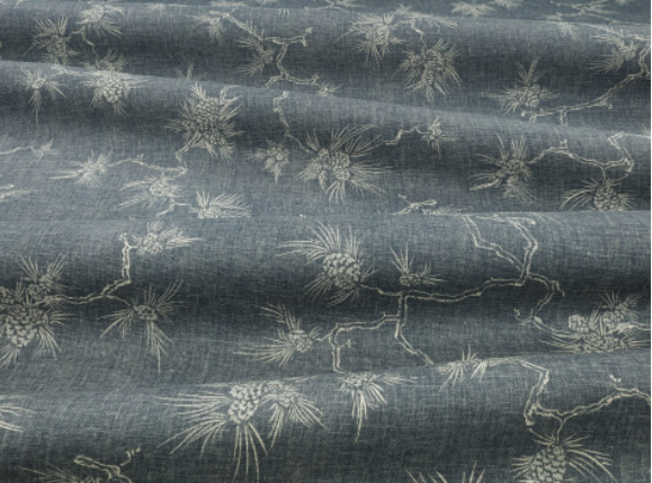 Bonsai Indigo Fabric by Mark Alexander 