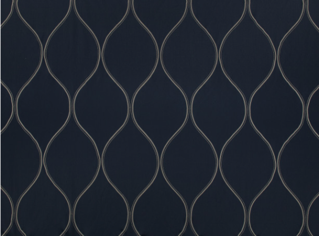 Cameo Blueberry Fabric by Mark Alexander 