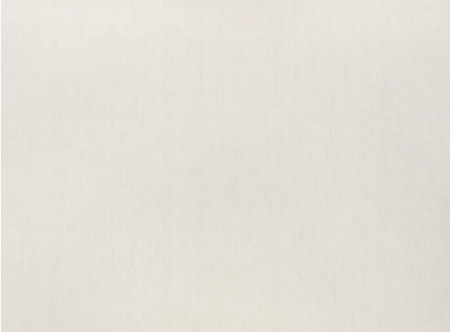 Cartouche Antique White Fabric by Mark Alexander 