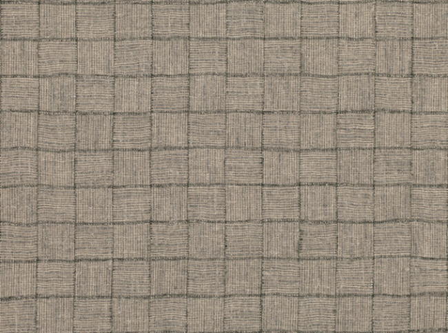 Crosshatch Check Boulder Fabric by Mark Alexander 