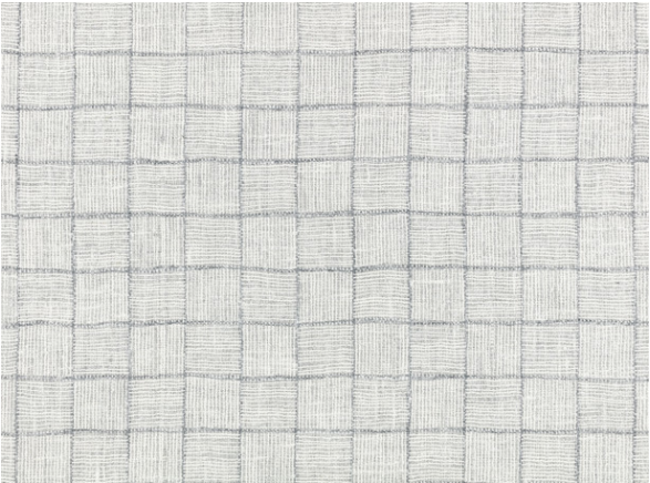 Crosshatch Check Dove Fabric by Mark Alexander 