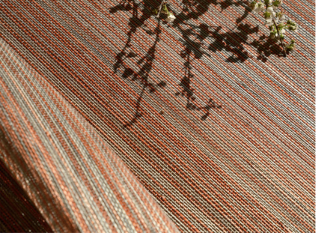 Duo Abacá Wallcovering Berber Red by Mark Alexander