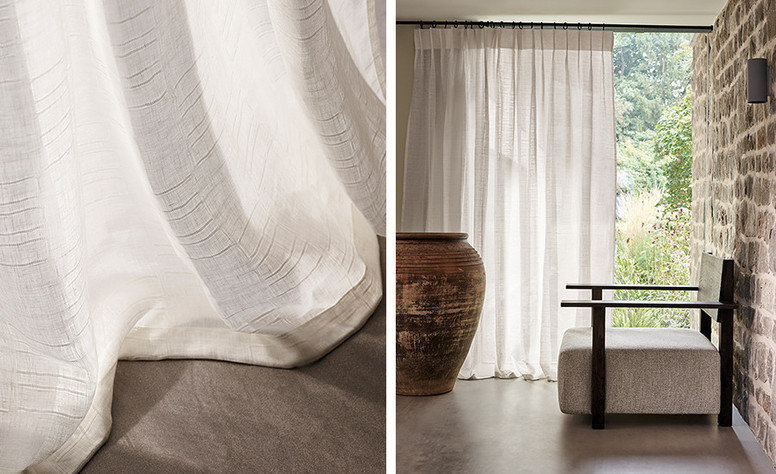 Echo Jasper White Fabric by Mark Alexander 