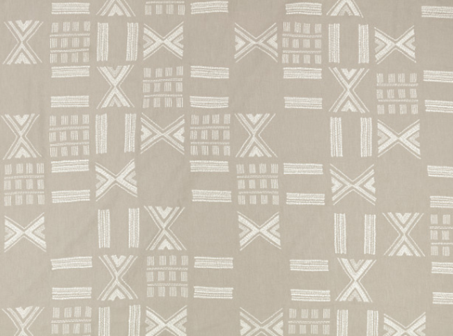 Folk Flax Fabric by Mark Alexander 
