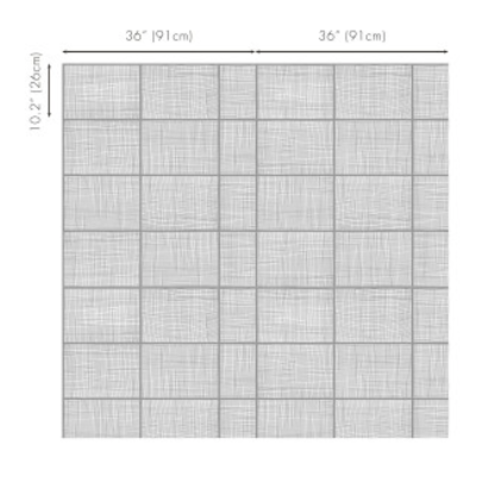 Grid Natural Wallcovering by Mark Alexander