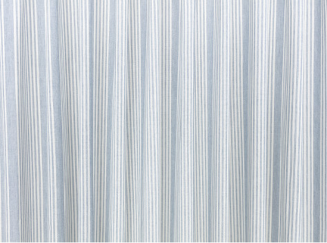 Harbour Stripe Dove Fabric by Mark Alexander 