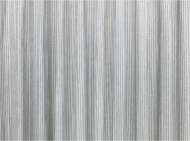 Harbour Stripe Grey Mist Fabric by Mark Alexander 