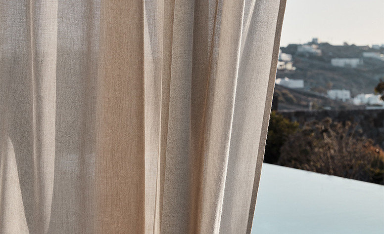 Haven Sepia Fabric by Mark Alexander 