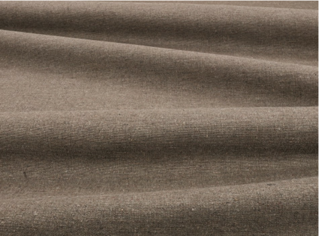 Heritage Linen Chestnut Fabric by Mark Alexander 