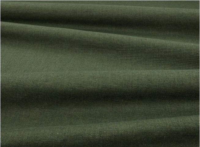 Heritage Linen Verde Fabric by Mark Alexander 