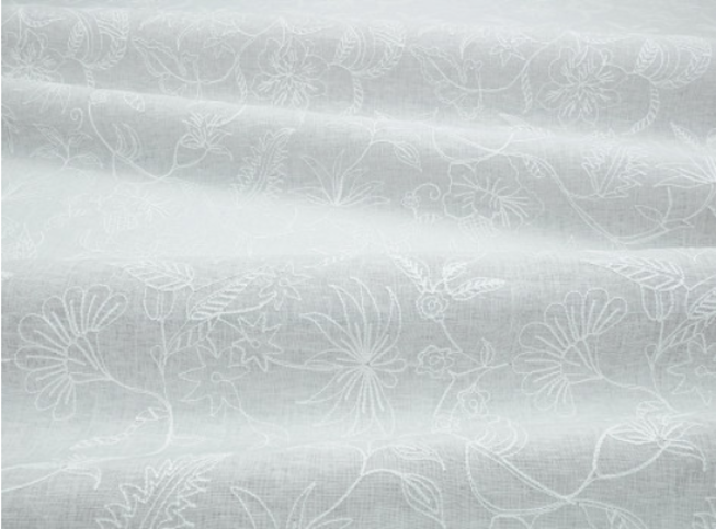 Indienne French Grey Fabric by Mark Alexander 