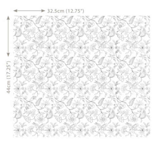 Indienne French Grey Fabric by Mark Alexander 