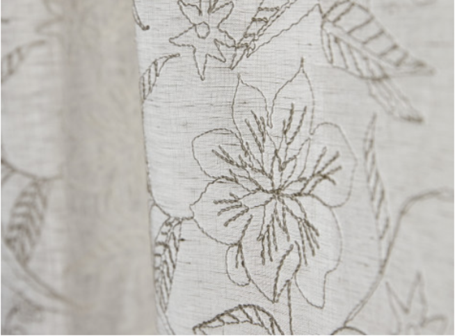 Indienne Jasper White Fabric by Mark Alexander 