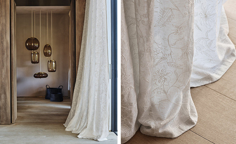 Indienne Vellum Fabric by Mark Alexander 
