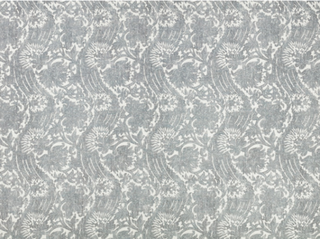 Java Grey Teal Fabric by Mark Alexander 