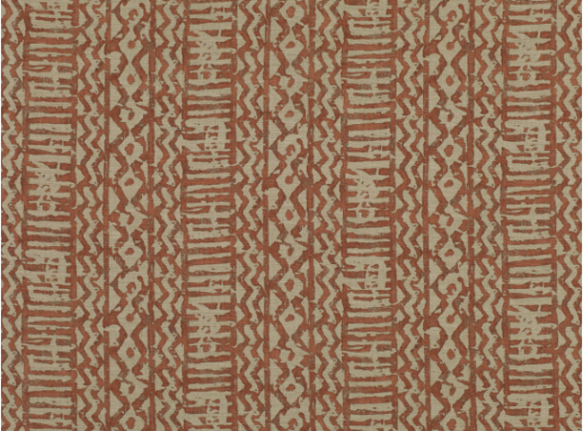 Khari Burnt Orange Fabric by Mark Alexander 
