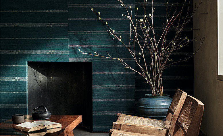 Kobe Wallcovering Peacock by Mark Alexander