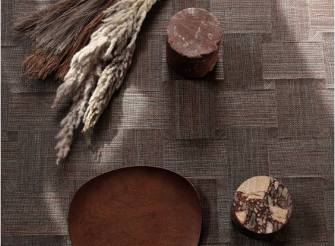 Lattice Mosaic Wallcovering Pimento by Mark Alexander