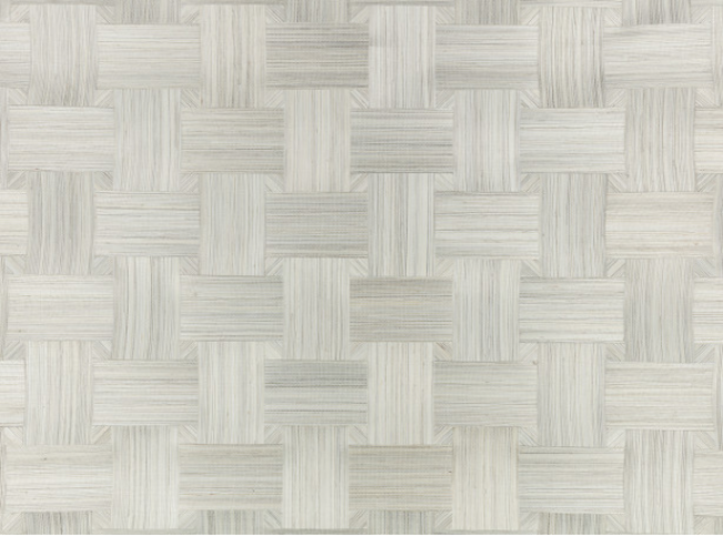 Lattice Mosaic Wallcovering Silver by Mark Alexander