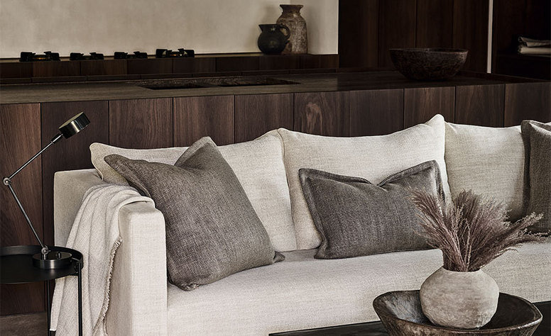 Legacy Linen Pebble Fabric by Mark Alexander 
