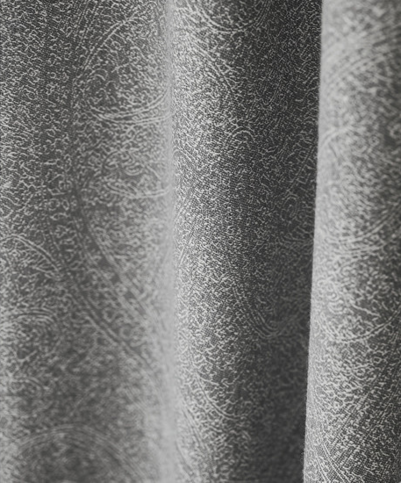 Cadence Carbon Grey Fabric by Mark Alexander 