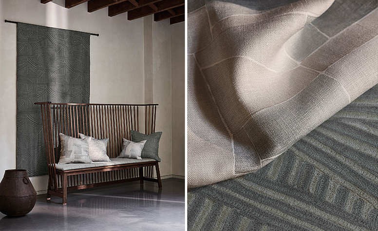 Girard Gunmetal Fabric by Mark Alexander 