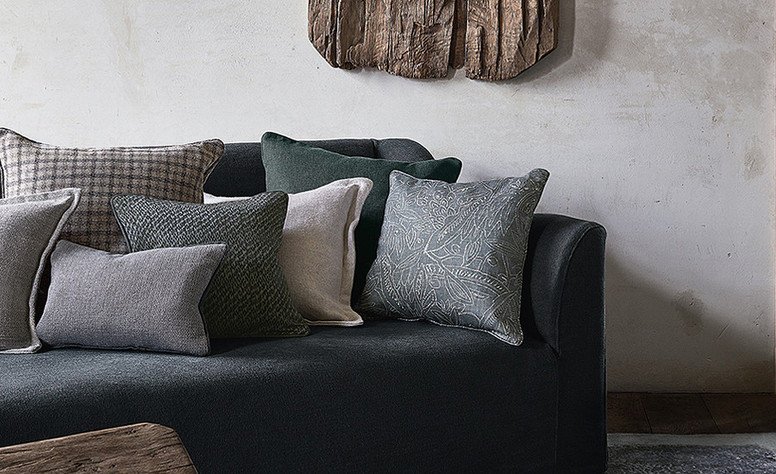 Loom Indigo Fabric by Mark Alexander 